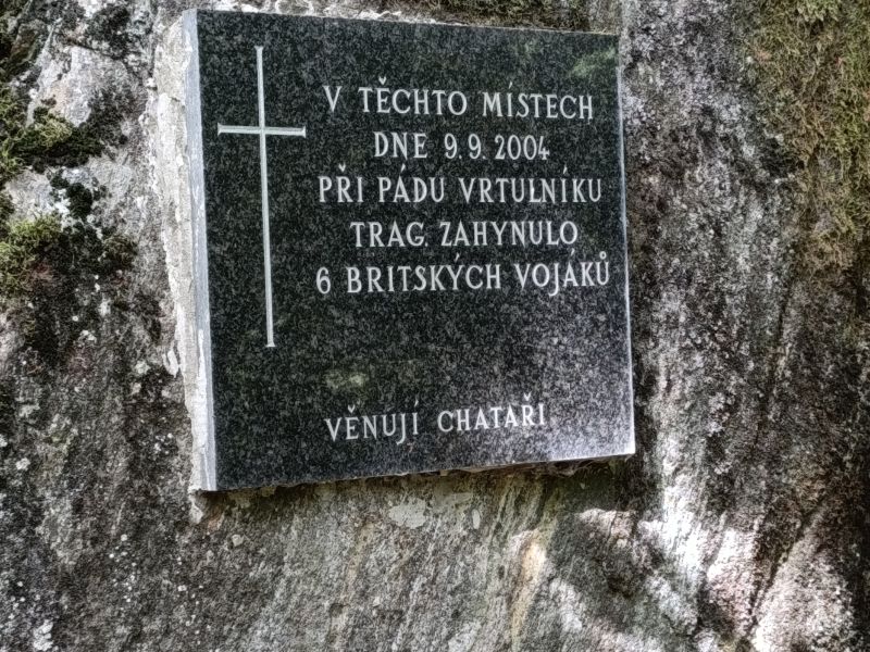 Vzpomínka na tragickou smrt šestice britských vojáků